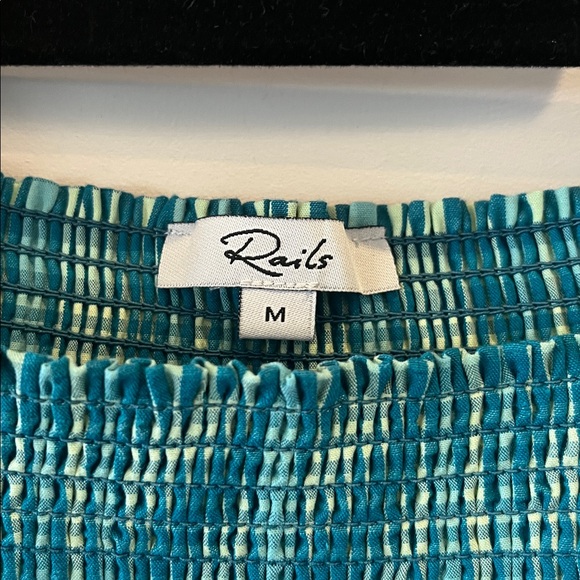 Rails Sonora Flutter Sleeve Mini Check Top - Picture 6 of 8